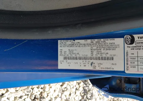 2011 Ford Fiesta S z USA, uszkodzony, nr VIN 3FADP4AJ3BM141811